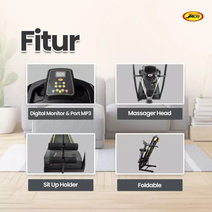 Treadmill Portable JC 200 (Promo Cashback Bundling) - Gambar 2