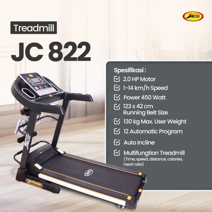 Treadmill JC 822 (Promo Cashback Bundling) - Gambar 1